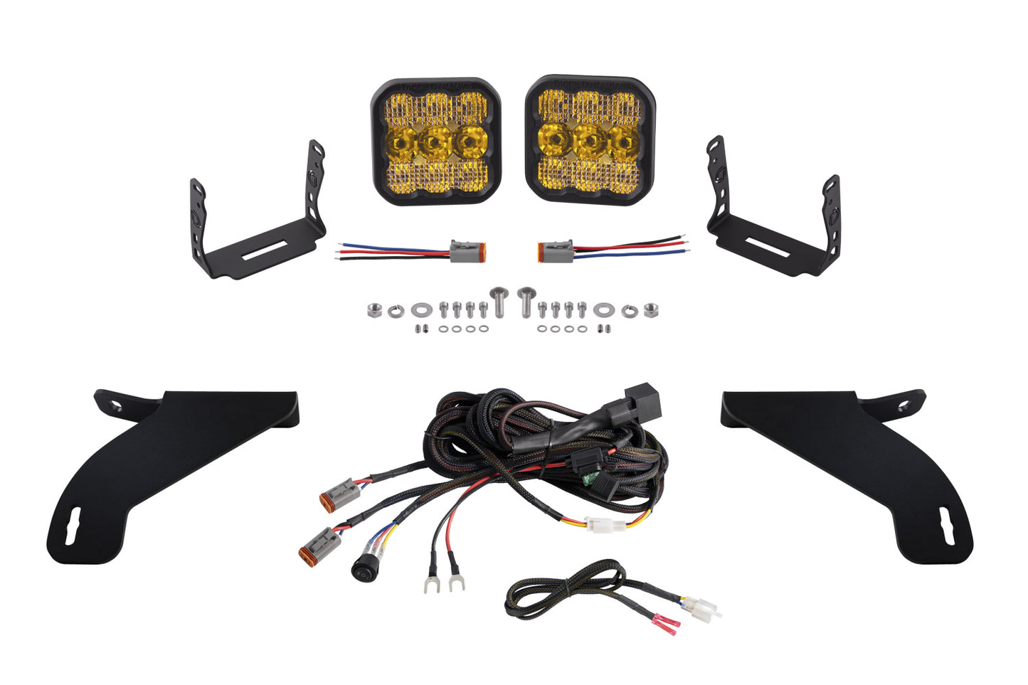 Kit de luces LED para parachoques SS5 para Ford F-150 2021-2022, Sport Yellow Combo Diode Dynamics