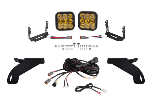 Kit de luces LED para parachoques SS5 para Ford F-150 2021-2022, Sport Yellow Combo Diode Dynamics