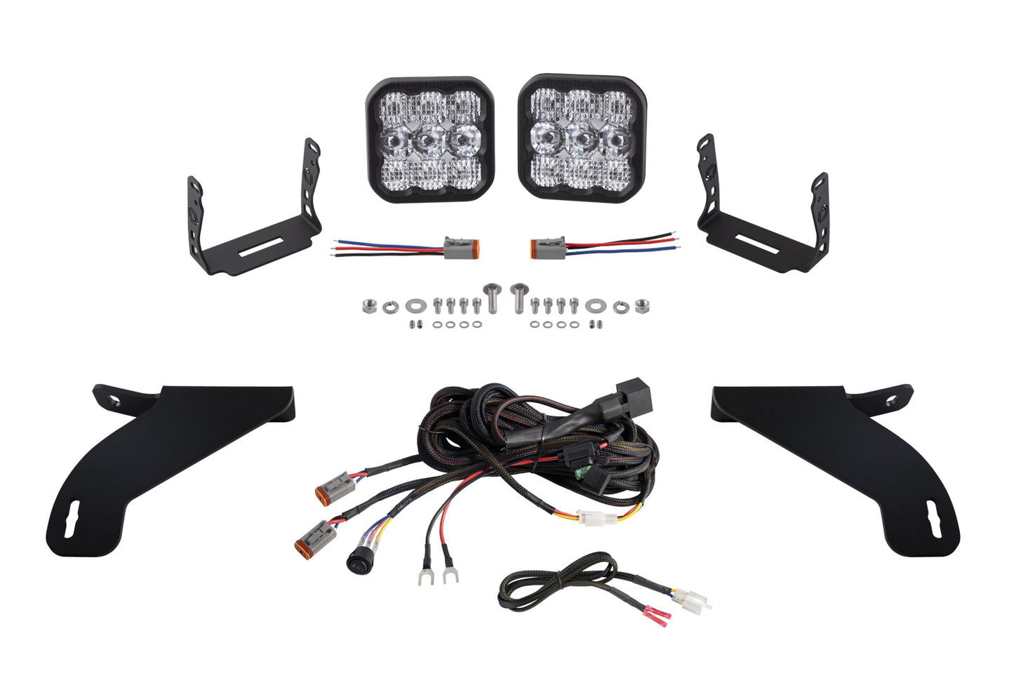 Kit de luces LED para parachoques SS5 para Ford F-150 2021-2022, dinámica de diodos de conducción en blanco deportivo