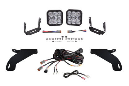 SS5 Stoßstangen-LED-Pod-Light-Kit für 2021-2022 Ford F-150, Sport White Driving Diode Dynamics