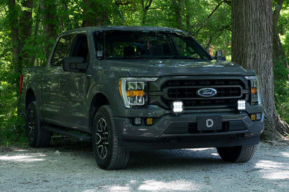 SS5 Stoßstangen-LED-Pod-Light-Kit für 2021-2022 Ford F-150, Pro Yellow Combo Diode Dynamics