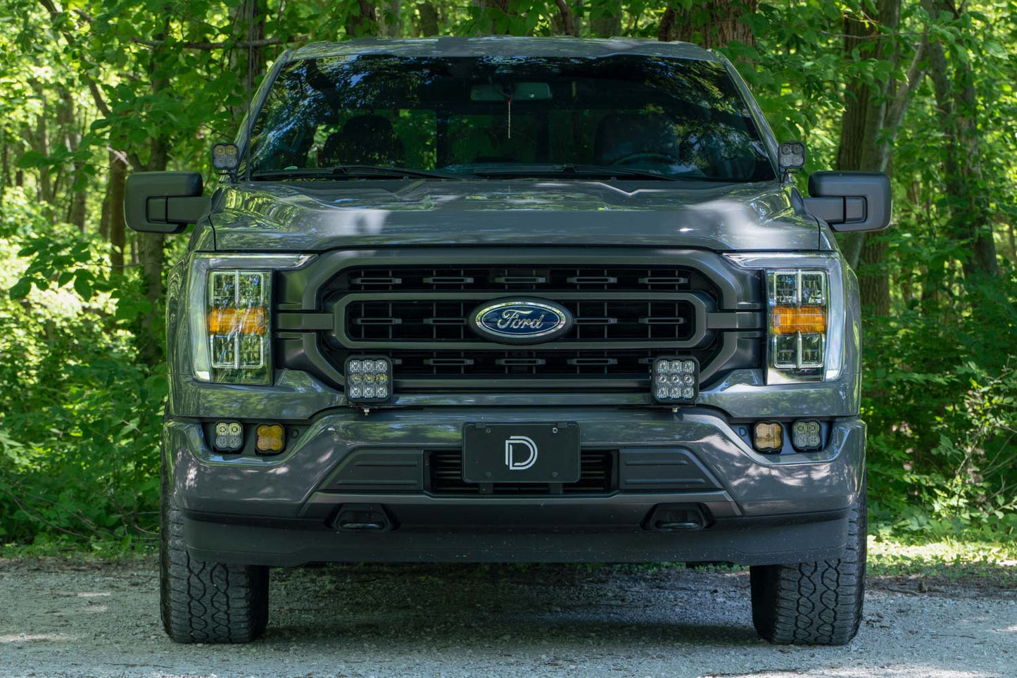 SS5 Stoßstangen-LED-Pod-Light-Kit für 2021-2022 Ford F-150, Pro Yellow Combo Diode Dynamics