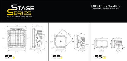 Stage Series Ditch Light Kit für Toyota Tundra (2022+)