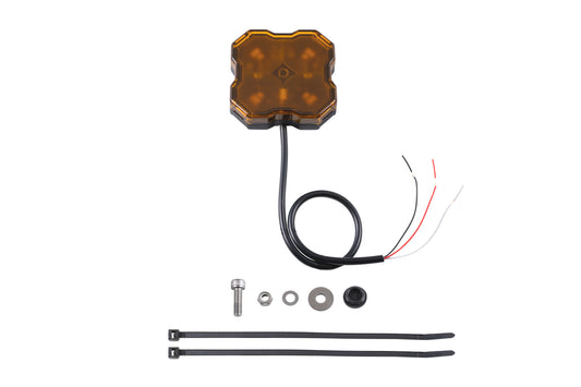 Stage Series Single-Color LED Rock Light Amber Hookup (one) Diode Dynamics