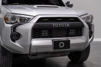 SS5 Stealth-Kühlergrill, LED-2-Pod-Kit für 2014–2023 Toyota 4Runner, Sport White Combo Diode Dynamics