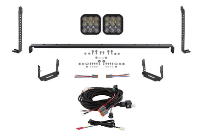 SS5 Stealth Grille LED 2-Pod Kit for 2014-2023 Toyota 4Runner, Sport White Driving Diode Dynamics