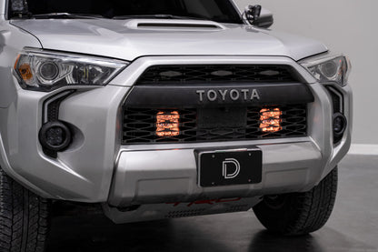 Kit de 2 luces LED para parrilla Stealth SS5 para Toyota 4Runner 2014-2023, dinámica de diodos de conducción en blanco deportivo