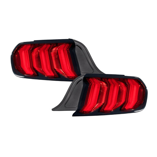 2015-2022 Ford Mustang LED Tail Lights Red Pair Form Lighting