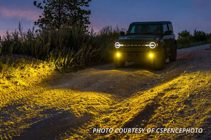 SS3 LED-Nebelscheinwerfer-Kit für Ford Bronco 2021–2023 (mit Standardstoßstange) 