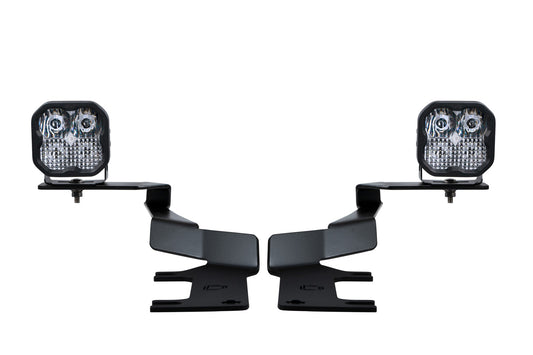 Stage Series Ditch Light Kit for 2017+ Ford Super Duty, SS3 Sport White Combo