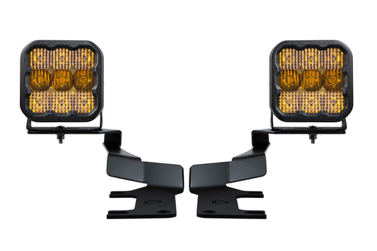 Stage Series Ditch Light Kit für Ford Super Duty (2017+), SS5 Sport Yellow Combo