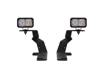 Stage Series 2 Inch LED Ditch Light Kit for 2015-2020 Ford F-150, Pro White Combo