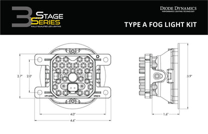 SS3 LED Fog Light Kit for 2009-2021 Nissan Frontier